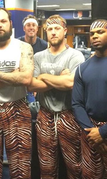Looking good! Several Tigers players rock Zubaz pants